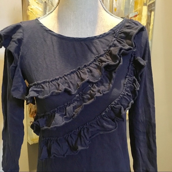 JUICY COUTURE Comfy Cotton Tunic with Ruffles -S/M - Picture 2 of 7